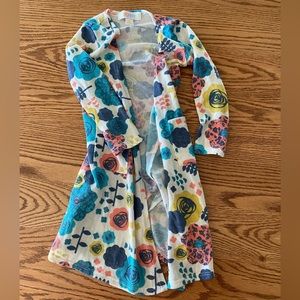 LulaRoe duster. Size 2. Girls.